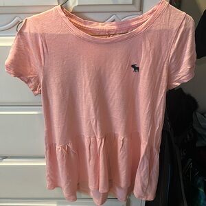 Abercrombie kids vintage cotton ruffle top